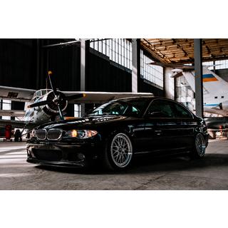 Sprednji lip spojler DPT V-2 (za M Sport, sijajno črna) BMW serija 3 E46 1998–2006 fotografija 3