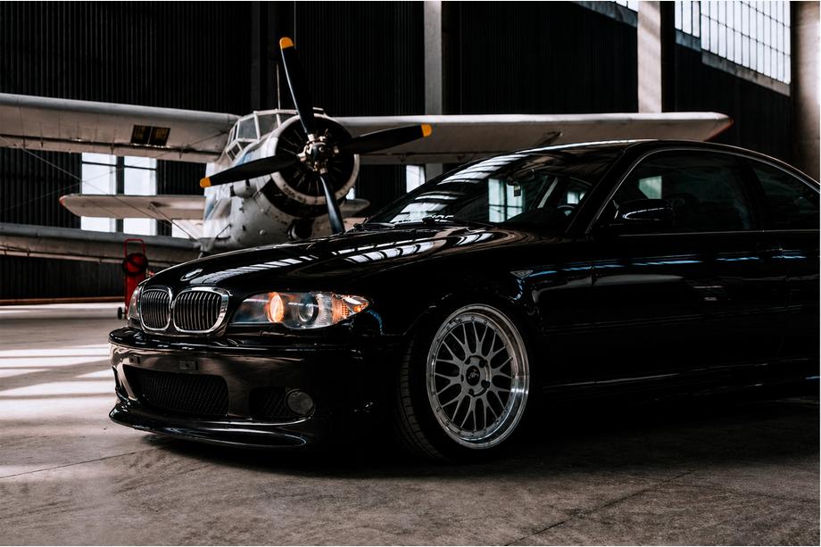 BMW serija 3 E46 1998–2006 Sprednji lip spojler DPT V-2 (za M Sport, sijajno črna) Image