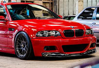 BMW serija 3 E46 1998–2006 DPT sprednji lip spojler (za M3, sijaj črna) fotografija 1