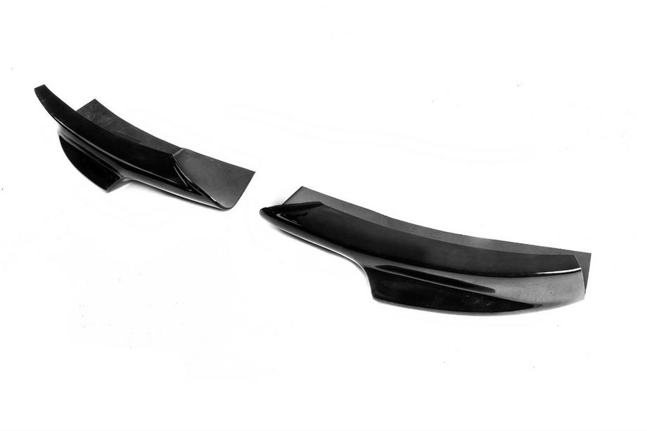 BMW serija 3 E90/E91 2005–2011 Sprednji splitter flapi DPT (za E90 M-Sport 2008-2011, sijaj črna, 2 kosa) Fotografija 5