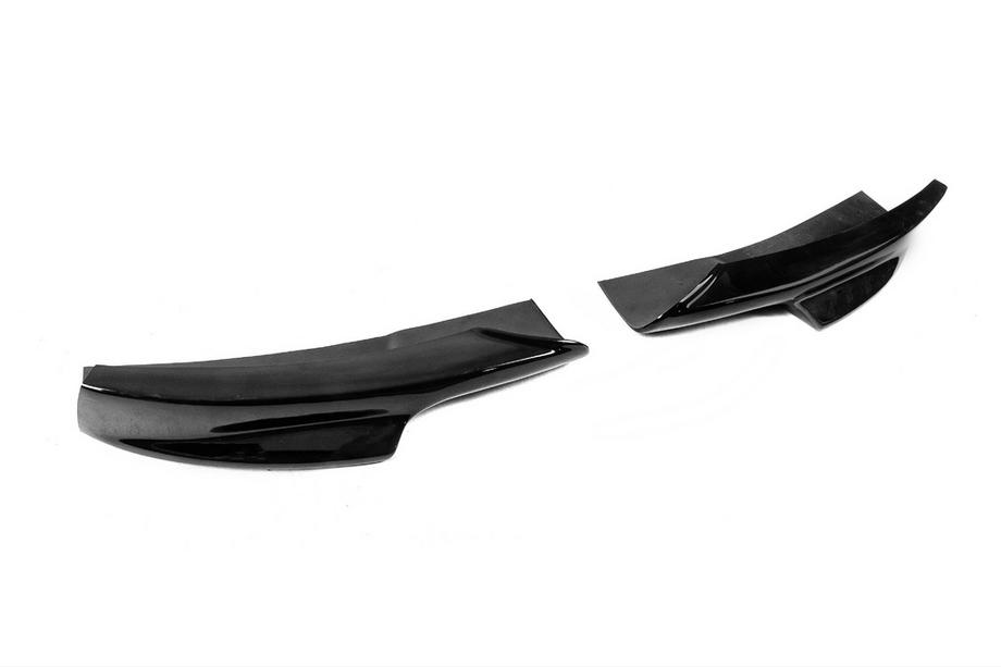 BMW serija 3 E90/E91 2005–2011 Sprednji splitter flapi DPT (za E90 M-Sport 2008-2011, sijaj črna, 2 kosa) Fotografija 6