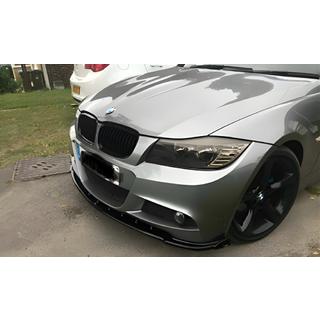 Sprednji lip spojler DPT V-1 (za E90 M-Sport 2008-2011, sijajno črna) BMW serija 3 E90/E91 2005–2011 fotografija 1