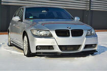 BMW serija 3 E90/E91 2005–2011 Sprednji lip DPT (za E90 M-Sport 2005-2008, sijaj črna) fotografija 3
