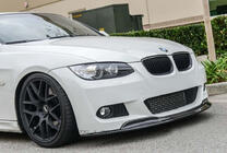 BMW serija 3 E92/E93 2006–2013 Sprednji lip spojler CSL-Style DPT (za M-Sport 2006-2010, črna visok sijaj) fotografija 1