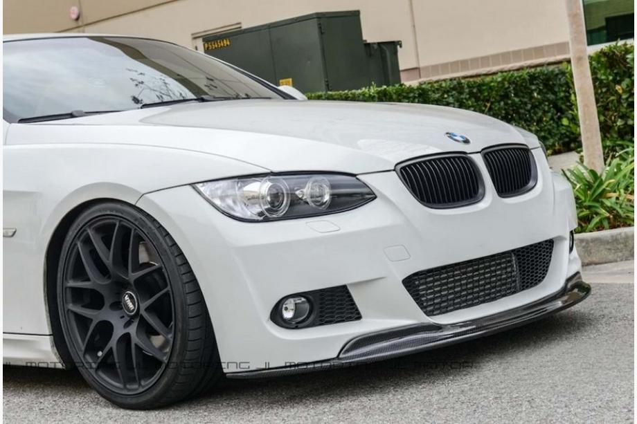 BMW serija 3 E92/E93 2006–2013 Sprednji lip spojler CSL-Style DPT (za M-Sport 2006-2010, črna visok sijaj) Image