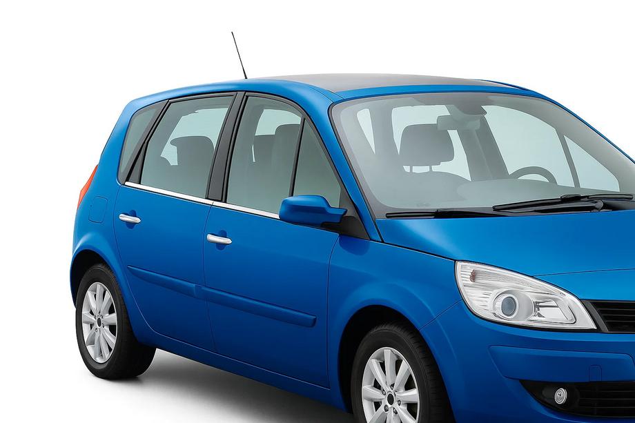 Renault Scenic 1998–2003 Zunanje okrasne letve stekel (4 kosi, nerjavno jeklo) Image