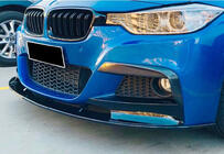 BMW serija 3 F30/F31 2012–2019 DPT sprednji lip spojler (za M Performance, črno sijaj) fotografija 1