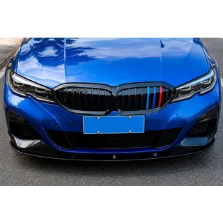 Sprednji lip spojler DPT V-2 (za M Technic, sijaj črna) BMW serija 3 G20/G21 2018– fotografija 2
