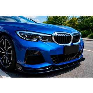 Sprednji lip spojler DPT V-2 (za M Technic, sijaj črna) BMW serija 3 G20/G21 2018– fotografija 1