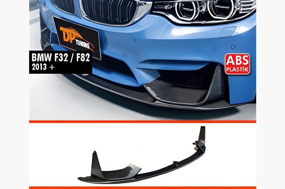 BMW serija 4 F32/F33/F36 2012–2020 Sprednji lip spojler DPT V-5 (za M4, sijajno črna) Image
