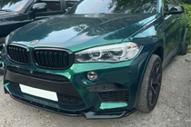 BMW X5 F15 2013–2018 Sprednji lip spojler DPT V-2 (za X5M F85, sijajno črna) fotografija 5