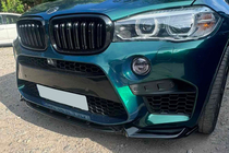 BMW X5 F15 2013–2018 Sprednji lip spojler DPT V-2 (za X5M F85, sijajno črna) fotografija 6