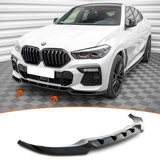 DPT V-1 sprednji lip spojler (za M, sijaj črna) BMW X6 G06 2019–2027 fotografija 2