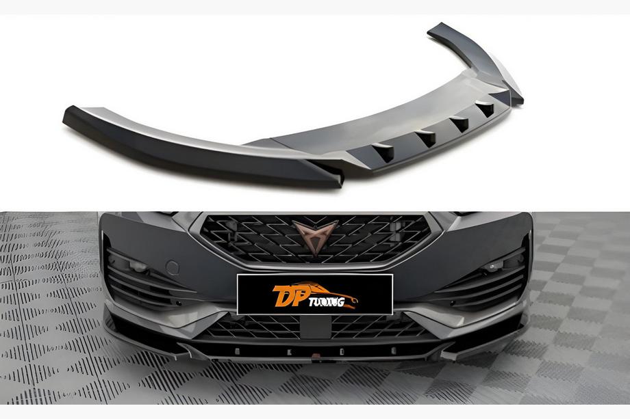 Seat Leon 2020– DPT sprednji lip spojler (za Cupra, sijajno črna) Image