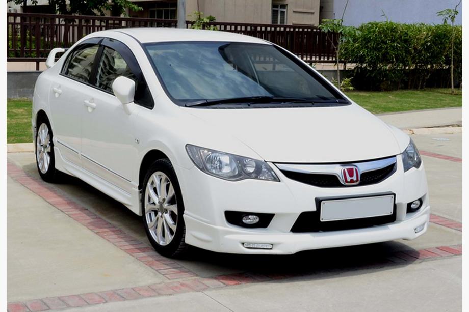 Honda Civic Sedan VIII 2006–2011 DPT sprednji lip spojler odbijača (2009-2011, za lakiranje) Fotografija 2