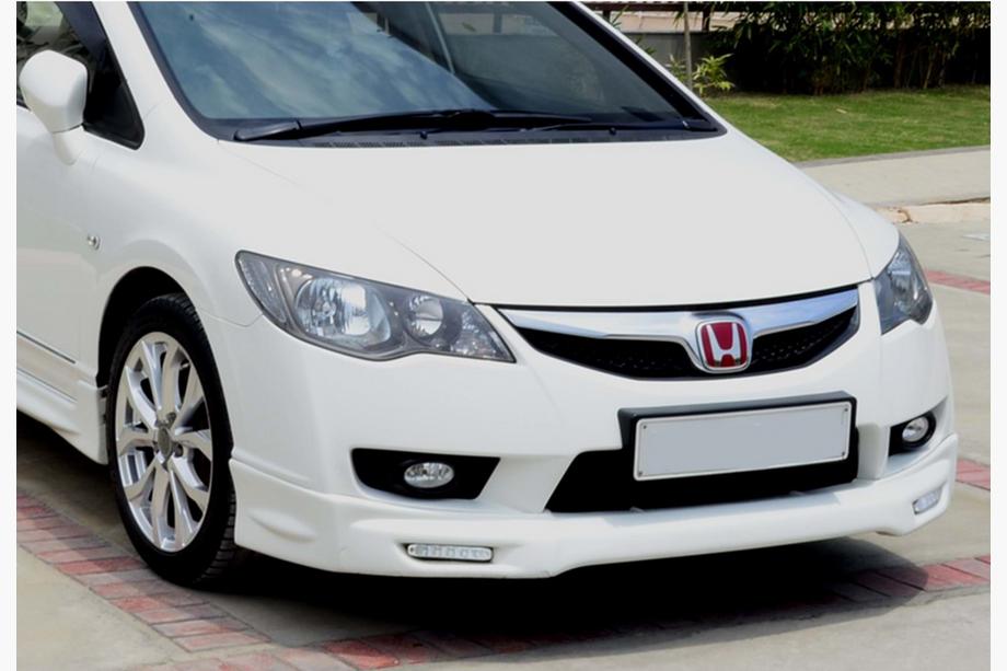 Honda Civic Sedan VIII 2006–2011 DPT sprednji lip spojler odbijača (2009-2011, za lakiranje) Fotografija 1