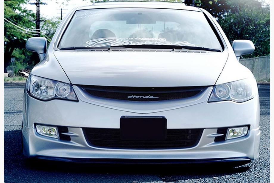 Honda Civic Sedan VIII 2006–2011 Sprednji lip spojler DPT (2006-2009, za barvanje) Fotografija 1