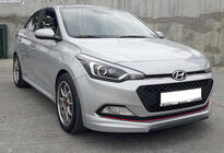 Hyundai I-20 2014–2020 DPT sprednji lip spojler (črna visok sijaj) fotografija 1