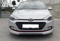 Hyundai I-20 2014–2020 DPT sprednji lip spojler (črna visok sijaj) fotografija 2