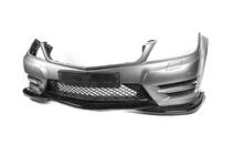 Mercedes razred C W204 2007–2015 Lip spojler sprednjega odbijača DPT V2 (2011-2015, črni sijaj) fotografija 10
