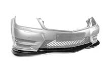 Mercedes razred C W204 2007–2015 Lip spojler sprednjega odbijača DPT V2 (2011-2015, črni sijaj) fotografija 5