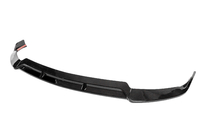 Mercedes C-class W205 2014–2021 DPT sprednji lip spojler odbijača (2019-2021, samo za AMG-Line, črna visok sijaj) fotografija 3