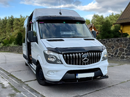 Mercedes Sprinter W906 2006–2018 DPT sprednji lip spojler (črna visok sijaj) fotografija 3