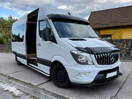 Mercedes Sprinter W906 2006–2018 DPT sprednji lip spojler (črna visok sijaj) fotografija 4