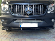 Mercedes Sprinter W906 2006–2018 DPT sprednji lip spojler (črna visok sijaj) fotografija 9