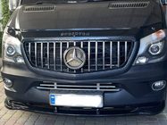 Mercedes Sprinter W906 2006–2018 DPT sprednji lip spojler (črna visok sijaj) fotografija 10