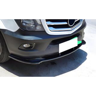 DPT sprednji lip spojler (črna visok sijaj) Mercedes Sprinter W906 2006–2018 fotografija 1
