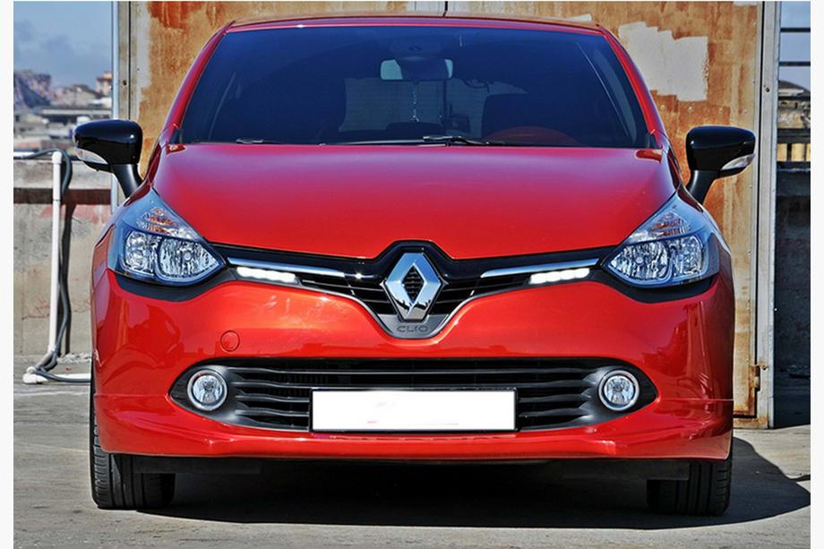 Renault Clio IV 2012–2019 Sprednji lip dodatek DPT (SW, za lakiranje) Fotografija 3