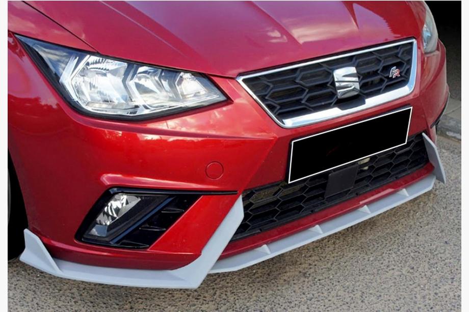 Seat Ibiza 2010–2017 Sprednji lip spojler DPT V-2 (visoki sijaj črna) Image