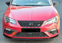 Seat Leon 2013–2020 Sprednji lip spojler DPT (Cupra, 2017-2020, črn sijaj) fotografija 2