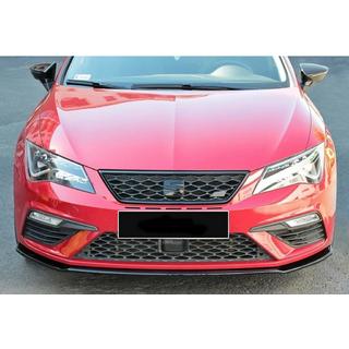 Sprednji lip spojler DPT (Cupra, 2017-2020, črn sijaj) Seat Leon 2013–2020 fotografija 2