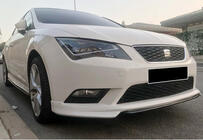 Seat Leon 2013–2020 DPT V-1 sprednji lip spojler (2013-2016, za lakiranje) fotografija 1