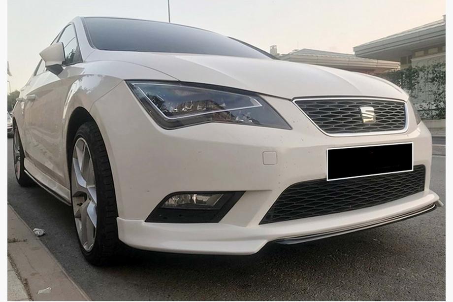 Seat Leon 2013–2020 DPT V-1 sprednji lip spojler (2013-2016, za lakiranje) Image