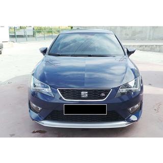 Sprednji lip spojler odbijača DPT V-2 (2013-2016, sijajno črna) Seat Leon 2013–2020 fotografija 1
