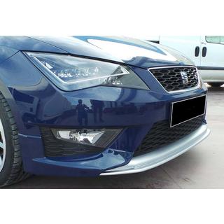 Sprednji lip spojler odbijača DPT V-2 (2013-2016, sijajno črna) Seat Leon 2013–2020 fotografija 4