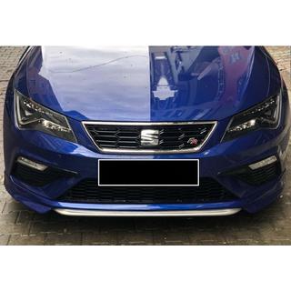 Sprednji lip spojler DPT V-1 (2017-2020, črn visok sijaj) Seat Leon 2013–2020 fotografija 2