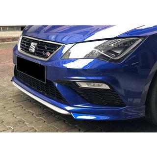 Sprednji lip spojler DPT V-1 (2017-2020, črn visok sijaj) Seat Leon 2013–2020 fotografija 3