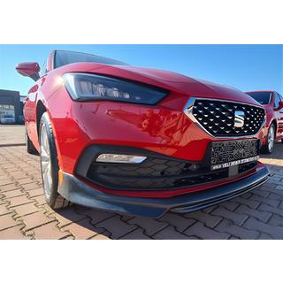 Sprednji lip spojler odbijača DPT V-1 (črni sijaj) Seat Leon 2020–