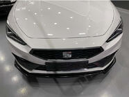Seat Leon 2020– Sprednji lip spojler DPT V-2 (visoki sijaj črna) fotografija 3