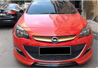 Opel Astra J 2009–2015 Sprednji lip spojler DPT V-1 (črna sijaj) fotografija 2
