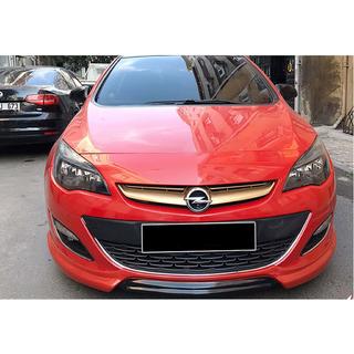 Sprednji lip spojler DPT V-1 (črna sijaj) Opel Astra J 2009–2015 fotografija 2