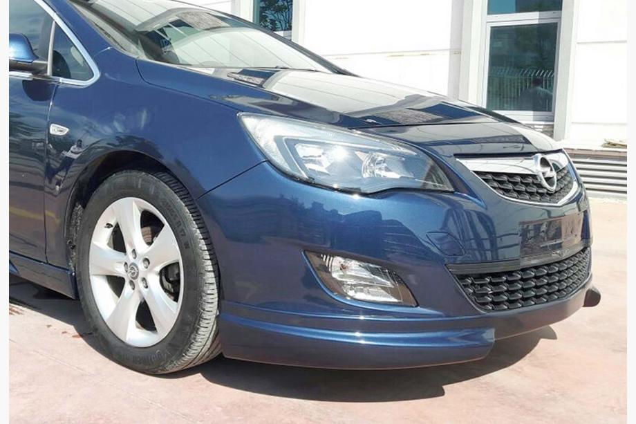 Opel Astra J 2009–2015 Sprednji lip spojler odbijača DPT V-2 (za barvanje) Fotografija 1