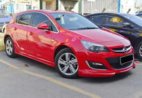 Opel Astra J 2009–2015 Sprednji lip spojler DPT V-3 (za lakiranje) fotografija 1