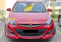 Opel Astra J 2009–2015 Sprednji lip spojler DPT V-3 (za lakiranje) fotografija 2