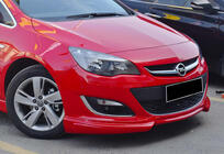 Opel Astra J 2009–2015 Sprednji lip spojler DPT V-3 (za lakiranje) fotografija 3