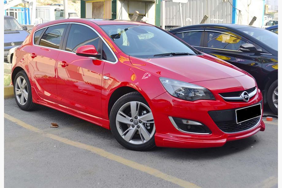 Opel Astra J 2009–2015 Sprednji lip spojler DPT V-3 (za lakiranje) Image